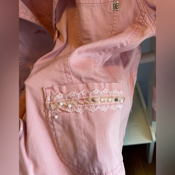 PLUGG youth pink light Jean jacket - Picture 2 of 4